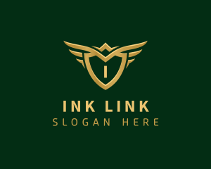 Security Shield Wings logo design