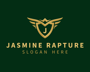 Security Shield Wings logo design