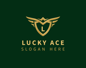 Security Shield Wings logo design