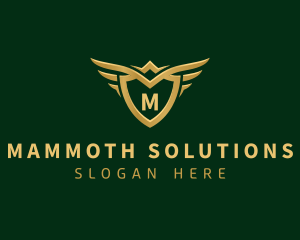 Security Shield Wings logo design