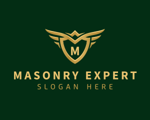 Security Shield Wings logo design