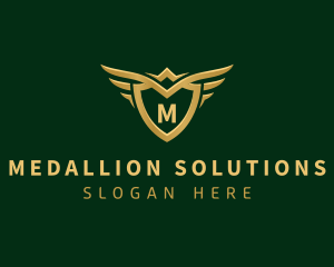 Security Shield Wings logo design