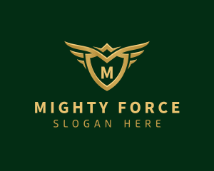 Security Shield Wings logo design