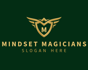 Security Shield Wings logo design