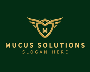 Security Shield Wings logo design