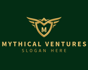 Security Shield Wings logo design