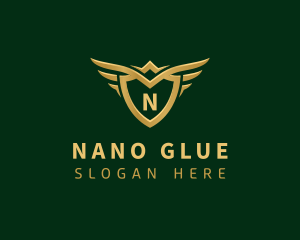 Security Shield Wings logo design