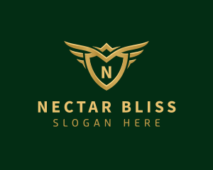 Security Shield Wings logo design