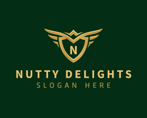 Security Shield Wings logo design