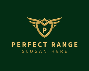 Security Shield Wings logo design