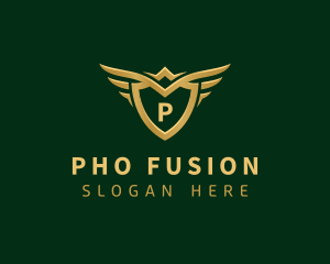 Security Shield Wings logo design