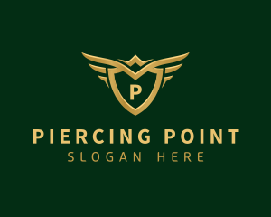 Security Shield Wings logo design