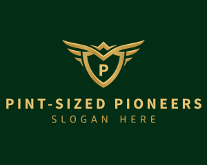 Security Shield Wings logo design