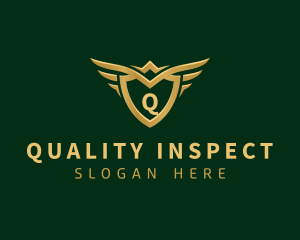 Security Shield Wings logo design