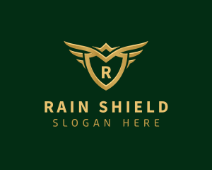 Security Shield Wings logo design