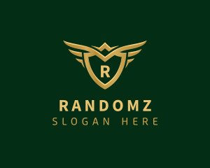 Security Shield Wings logo design