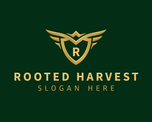 Security Shield Wings logo design