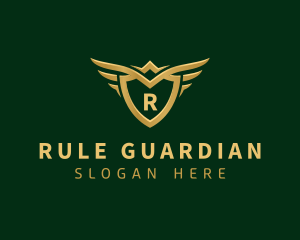 Security Shield Wings logo design