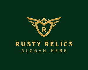 Security Shield Wings logo design