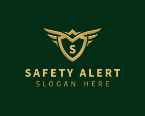 Security Shield Wings logo design