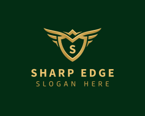 Security Shield Wings logo design