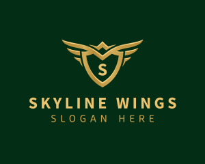 Security Shield Wings logo design