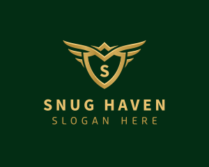 Security Shield Wings logo design