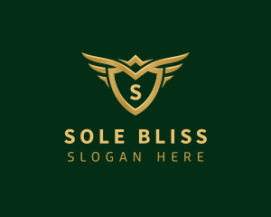 Security Shield Wings logo design