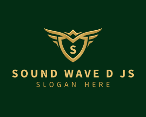 Security Shield Wings logo design