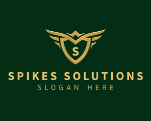 Security Shield Wings logo design