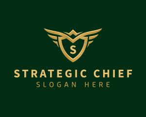 Security Shield Wings logo design