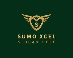 Security Shield Wings logo design