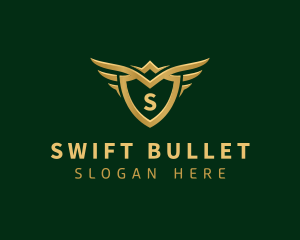 Security Shield Wings logo design