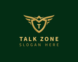 Security Shield Wings logo design