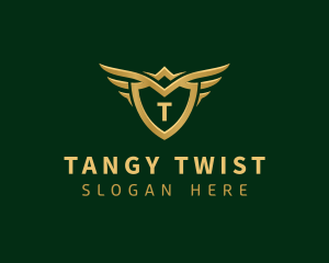 Security Shield Wings logo design