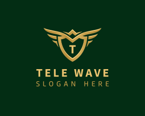 Security Shield Wings logo design