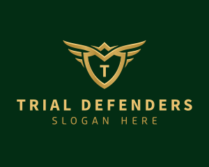 Security Shield Wings logo design