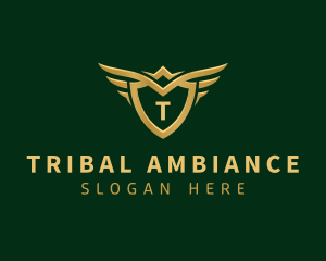 Security Shield Wings logo design