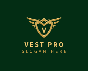 Security Shield Wings logo design