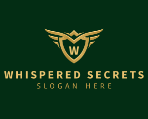 Security Shield Wings logo design