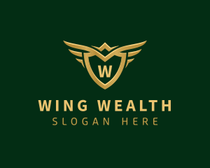 Security Shield Wings logo design