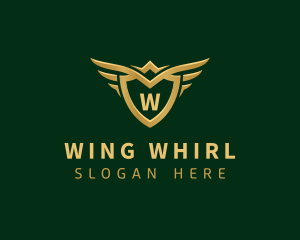 Security Shield Wings logo design