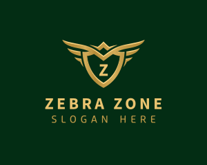 Security Shield Wings logo design