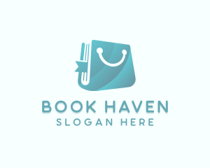 Book Retail Bag logo design