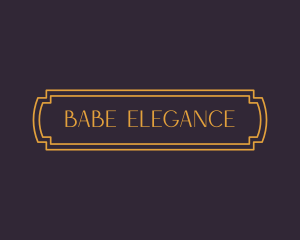 Elegant Modern Label logo design