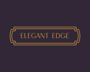 Elegant Modern Label logo design