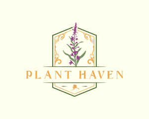 Alaska Flower Plant logo design