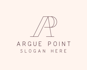 Generic Letter AP Monogram logo design