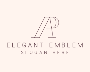 Generic Letter AP Monogram logo