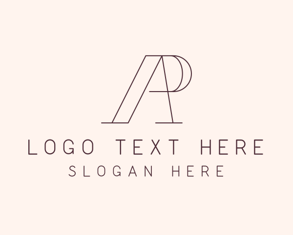 Generic Letter AP Monogram logo